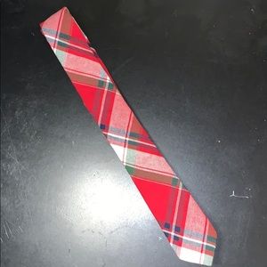 Men’s Check Skinny Tie